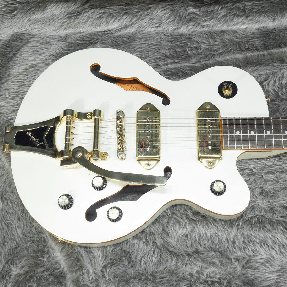 Epiphone　WILDKAT　エピフォン　ワイルドキャット　Bigsby Wildkat (Bigsby), Pearl White | Epiphone