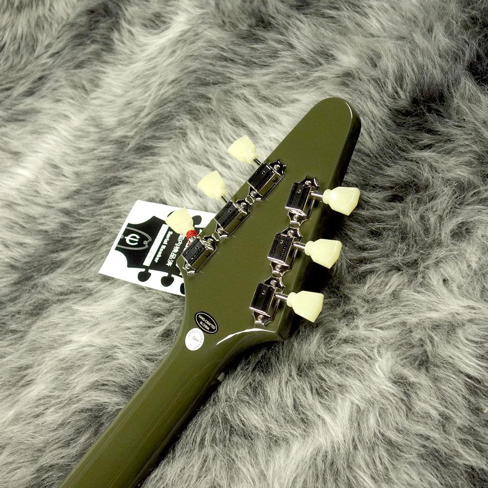 【11454】Epiphone Flying V Olive Green 11454】Epiphone Flying V Olive Green - メルカリ