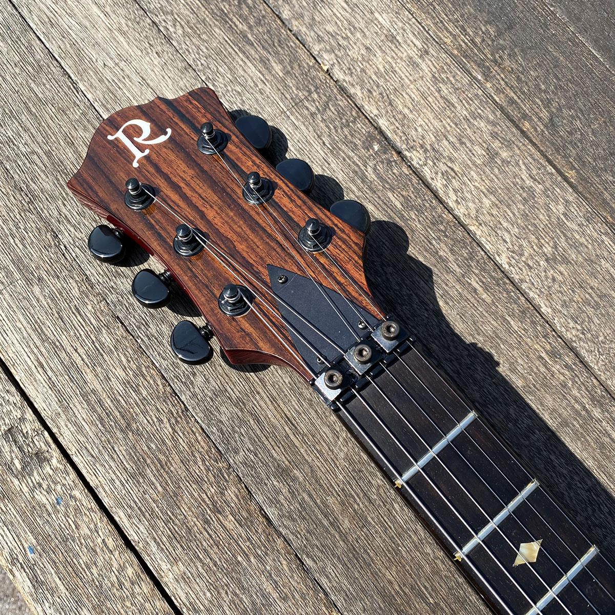 バークレーモッキンバード B.C.RICH Mockingbird-650JE STRB See-Through Red Burst [SN