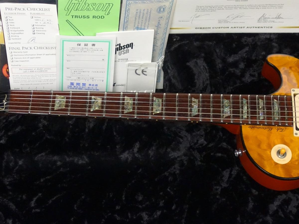 ギター<br>Gibson Custom Shop ギブソンカスタムショップ/エレキギター/Tak Matsumoto Les Paul Tak Burst/TAK 080/Bランク/75