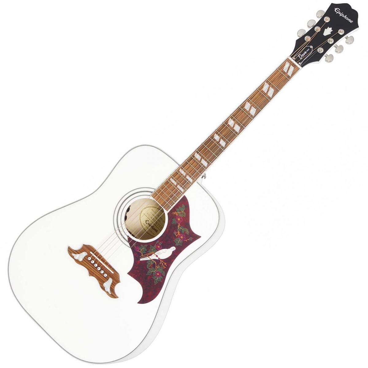 エピフォン Dove Pro アコースティックギター 白色 finEpiphone ダヴ
