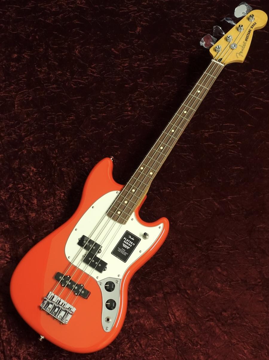 Fender Player II Mustang Bass PJ RW Coral Red #MX24038971｜平野 