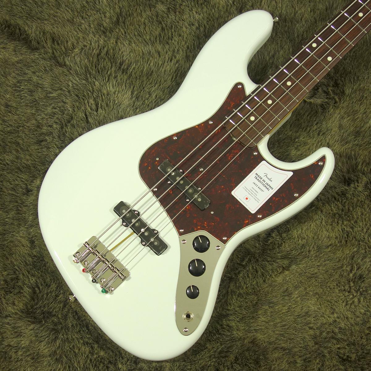 Fender Japan Made In Japan Traditional 60s Jazz Bass Olympic White ...