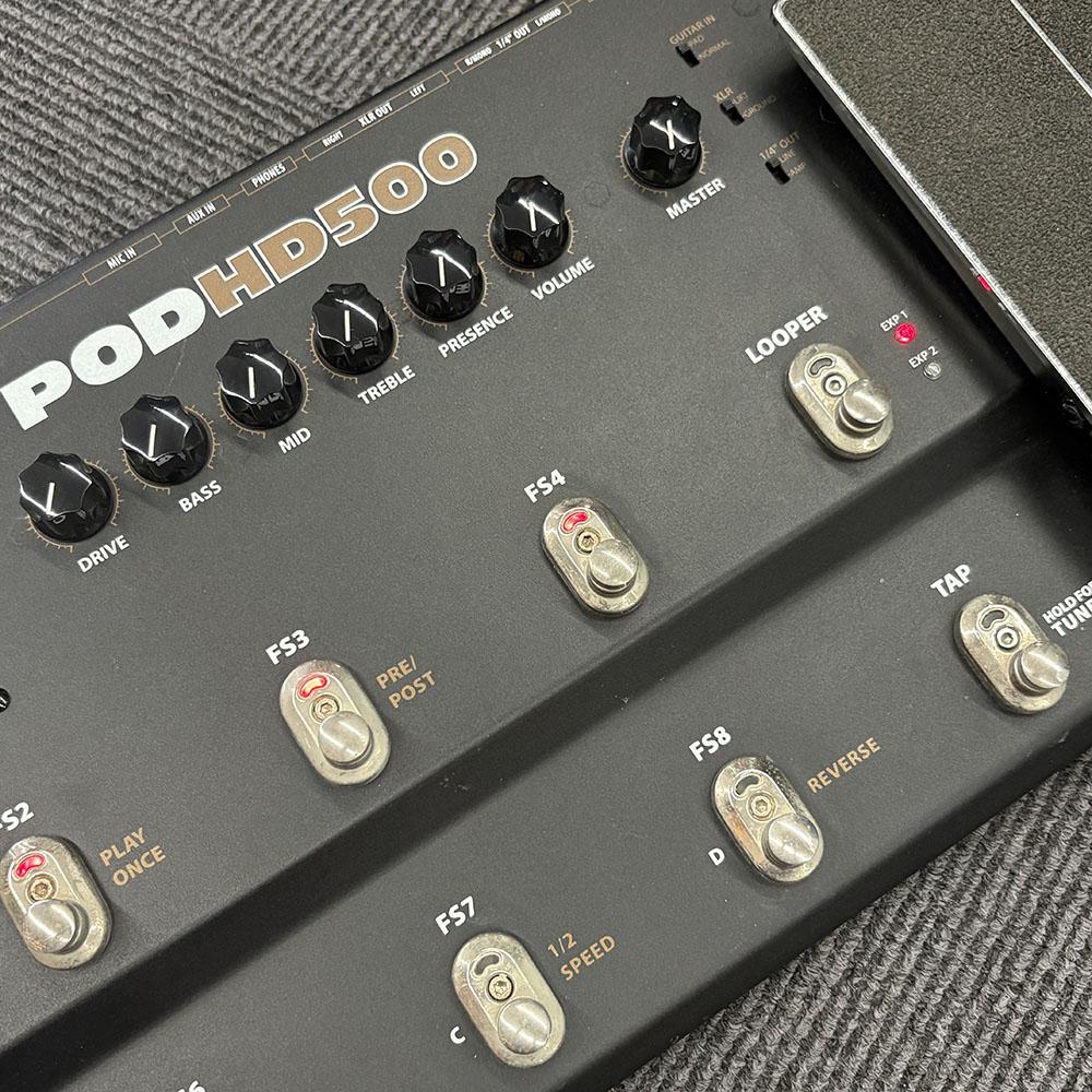 【3/18までの特価】 LINE6 POD HD500▲マルチエフェクター Line 6 ( ライン6 ) POD HD500X アンプシミュレーター/マルチ