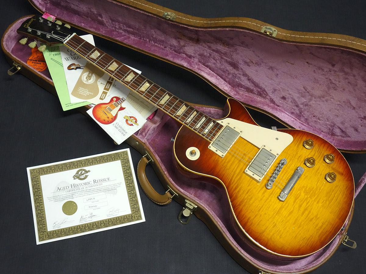 Gibson Custom Shop Historic Collection 1959 Les Paul Standard Reissue Faded Tobacco Tom Murphy Aged 04年製 ギブソン カスタムショップ 平野楽器 ロッキン オンラインストア