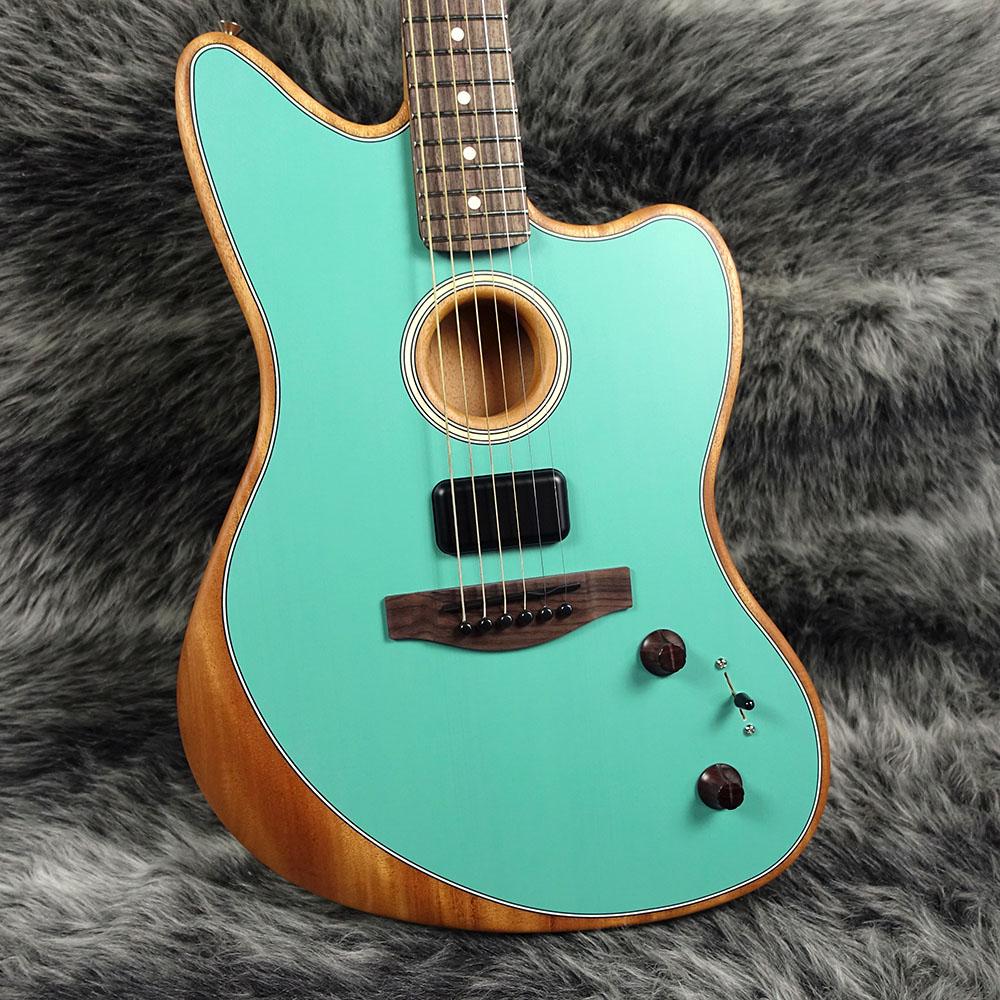 Fender Acoustasonic Player Rosewood Ice Blue Jazzmaster Fingerboard ギター・ベース 