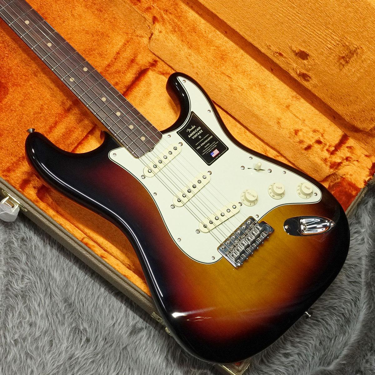 Fender American Vintage II 1961 Stratocaster RW 3-Color Sunburst 
