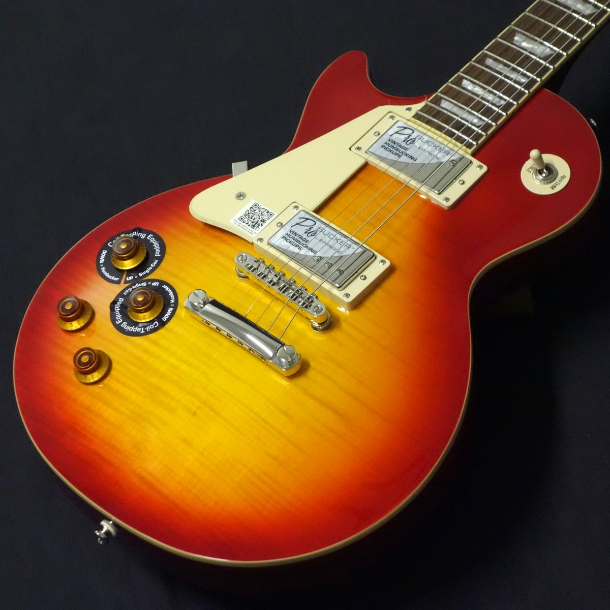 Epiphone Les Paul Standard Plus Top Pro Heritage Cherry Sunburst Lefty エピフォン 平野楽器 ロッキン オンラインストア