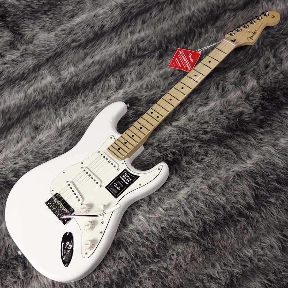 ギター Fender Player Stratocaster Polar White Electric Guitar Fender Player Stratocaster Polar White