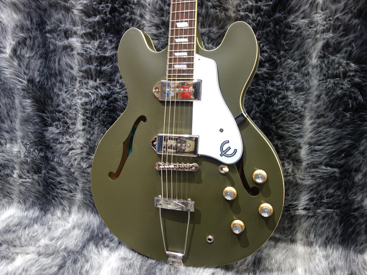 Epiphone Casino Worn / Worn Oilve Drab <エピフォン>｜平野楽器 