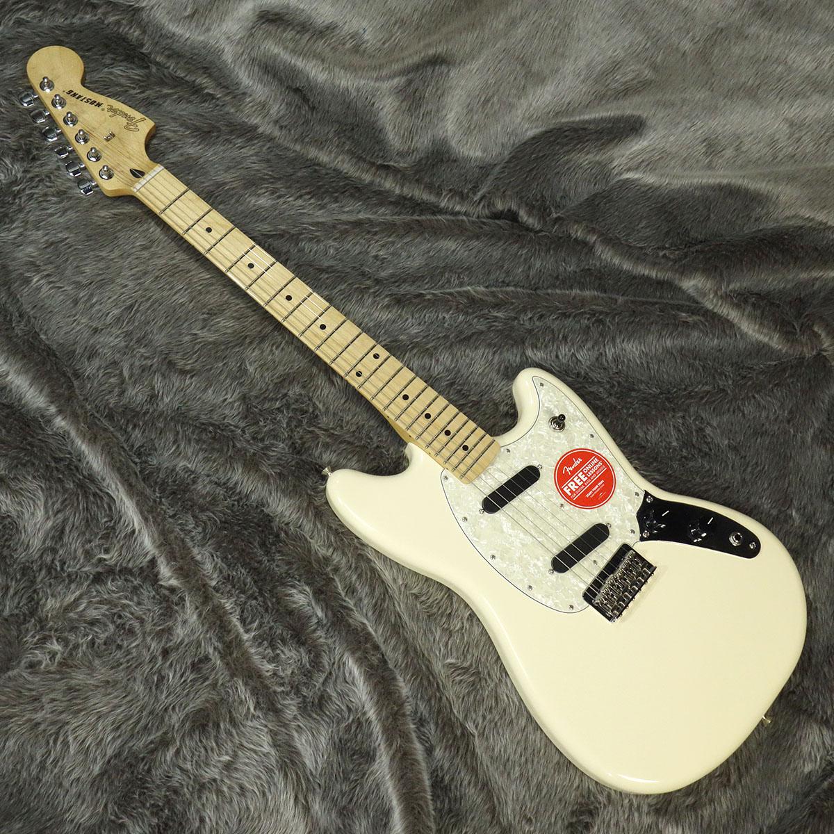 Fender Mexico Mustang MN Olympic White 《アウトレット 