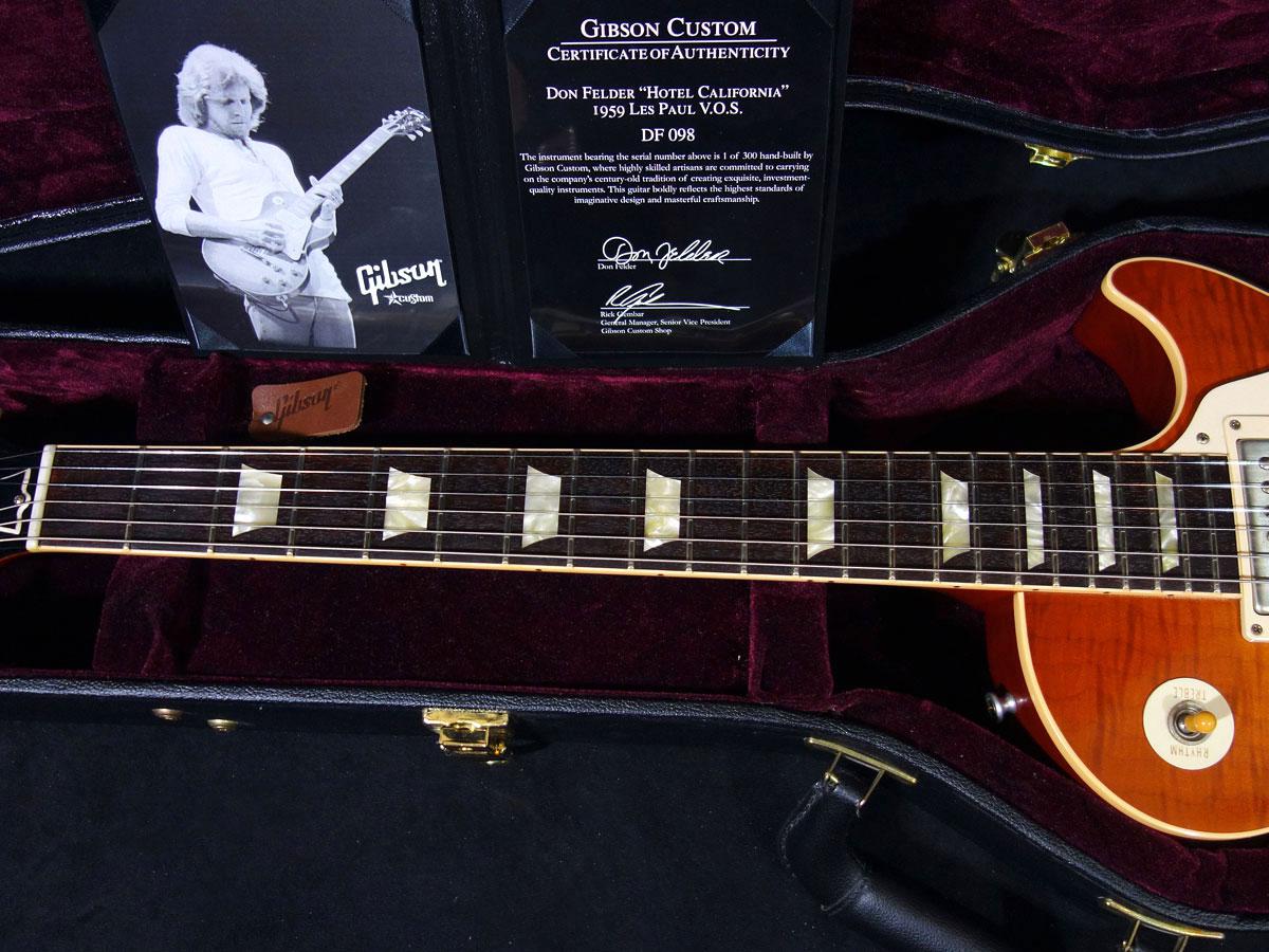 Gibson Custom Shop Don Felder Hotel California 1959 Les Paul V O S ギブソン カスタムショップ 平野楽器 ロッキン オンラインストア