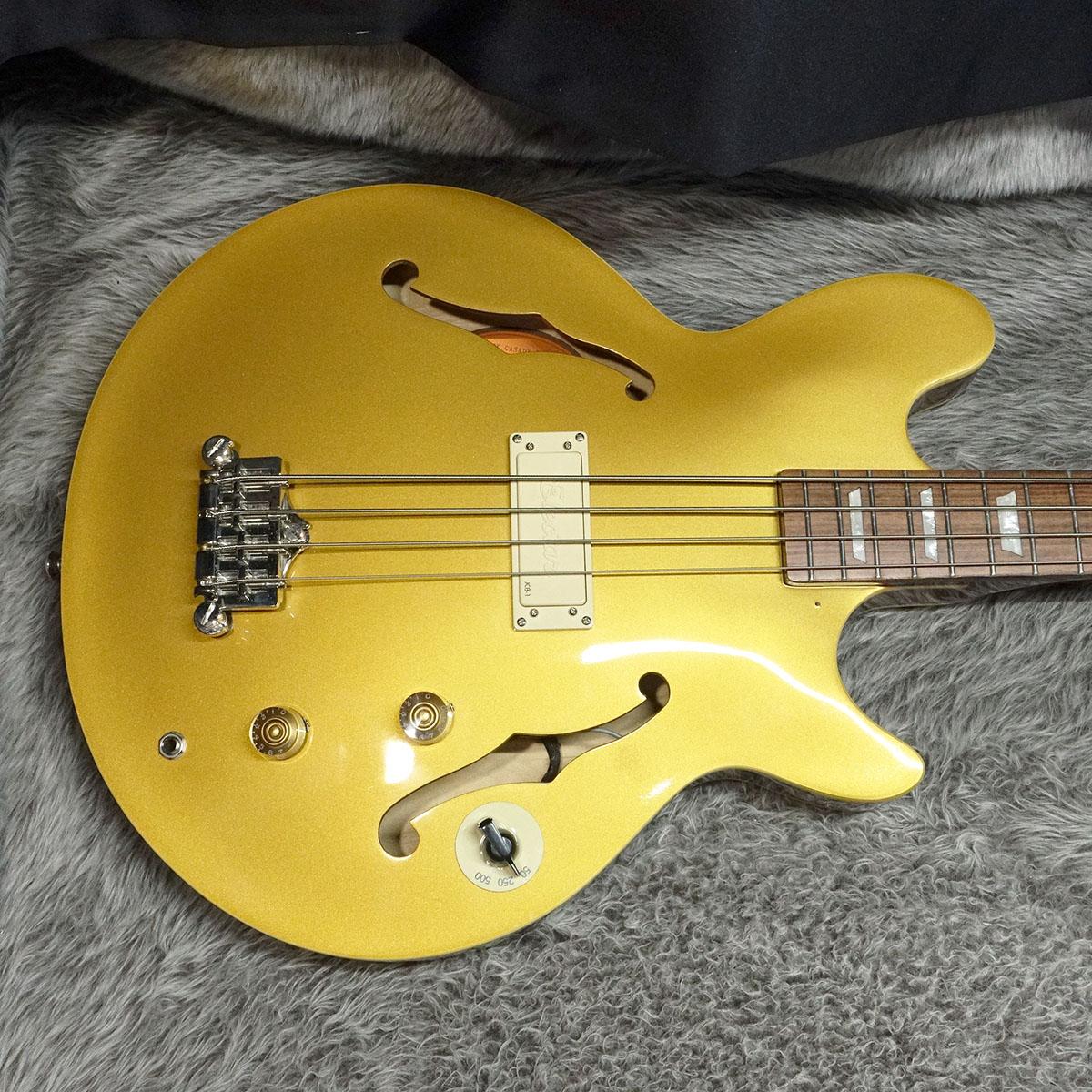 Epiphone Jack Casady Bass ゴールドトップセミアコベース Epiphone Jack Casady Bass ゴールドトップセミアコベース