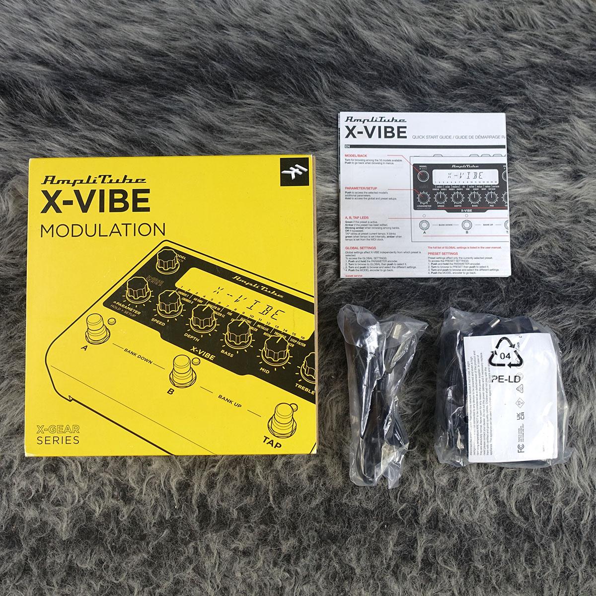 AmpliTube X-VIBE エフェクター ゴールド AmpliTube X-GEAR X-VIBE pedal