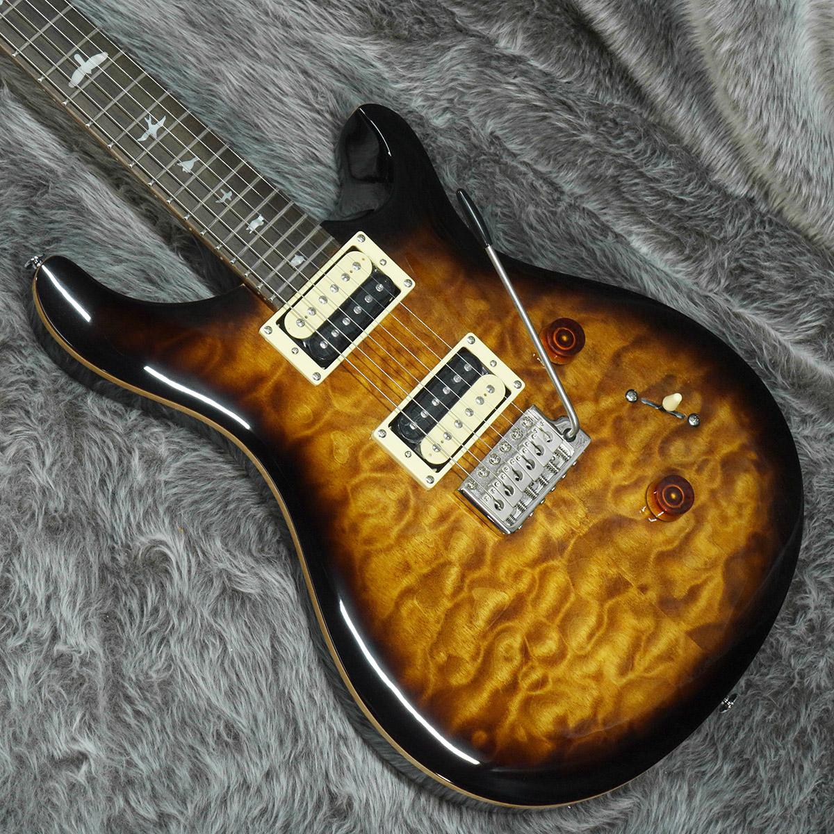 Paul Reed Smith -Se Custom 24 Quilt Maple Limited Black Gold Burst