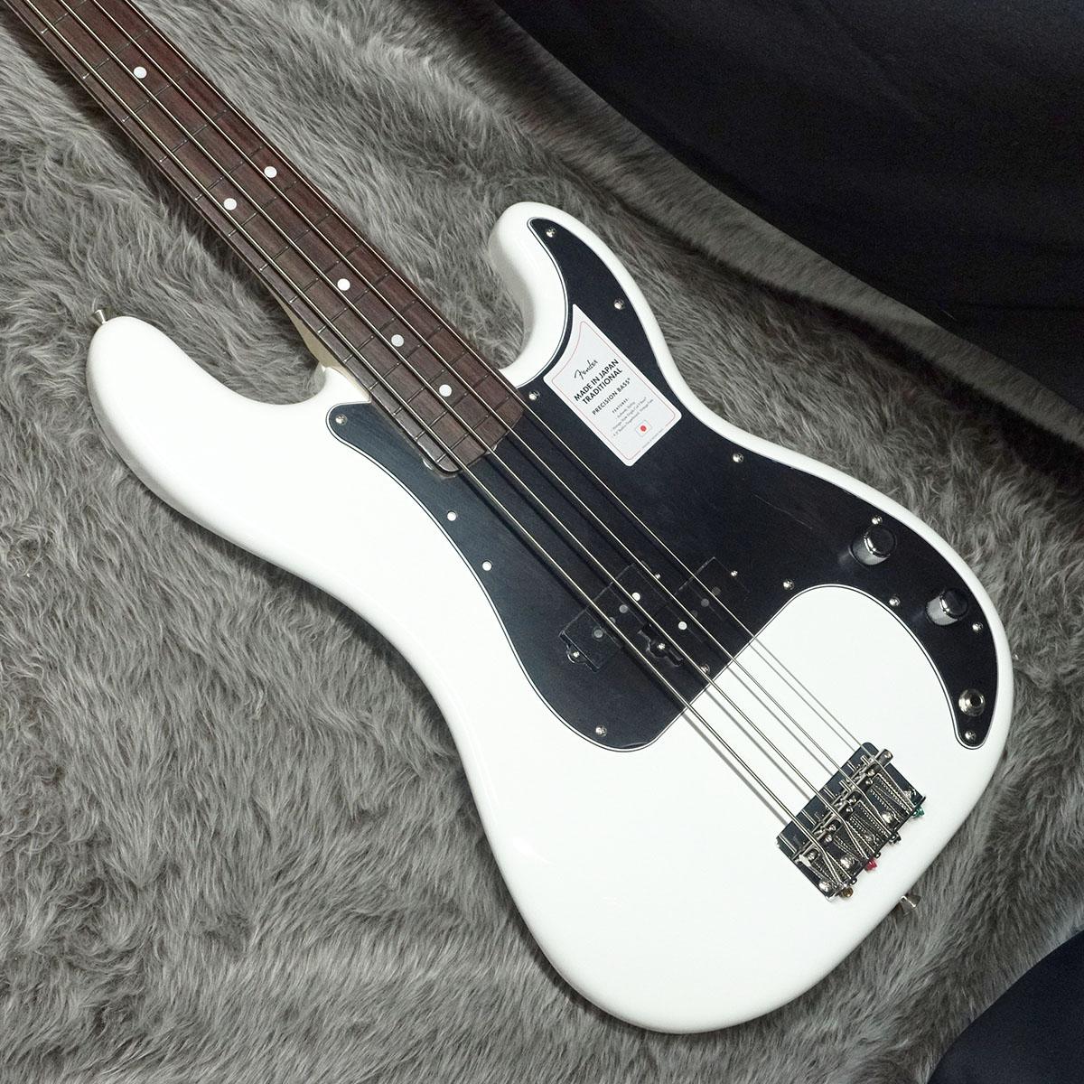 Made in Japan Traditional 70s Precision Bass RW Arctic White
