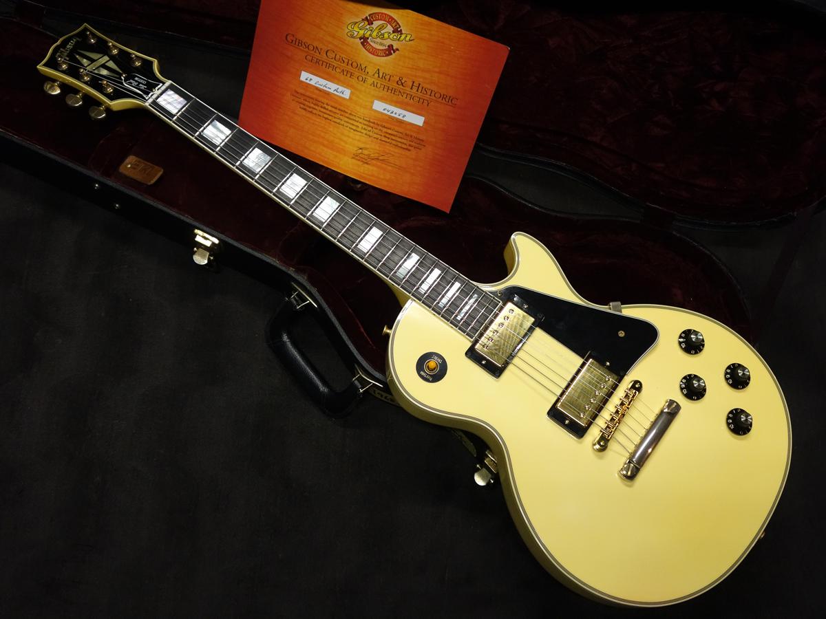 Gibson Custom Shop 1968 Les Paul Custom Authentic Antique White 04 ギブソン カスタムショップ 平野楽器 ロッキン オンラインストア