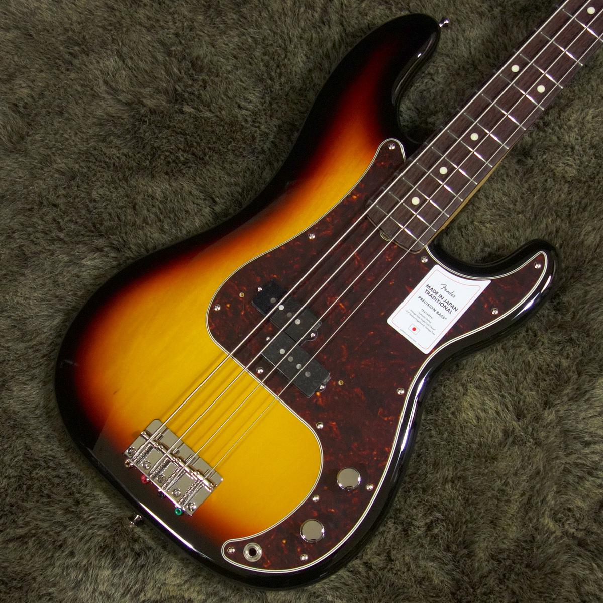 Made in Japan Traditional 60s Precision Bass 3-Color Sunburst