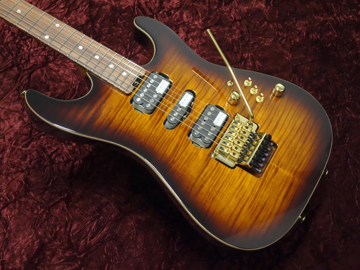 SCHECTER NV-3-22-AL Flame Maple Top Tyger Eye Burst【アウトレット