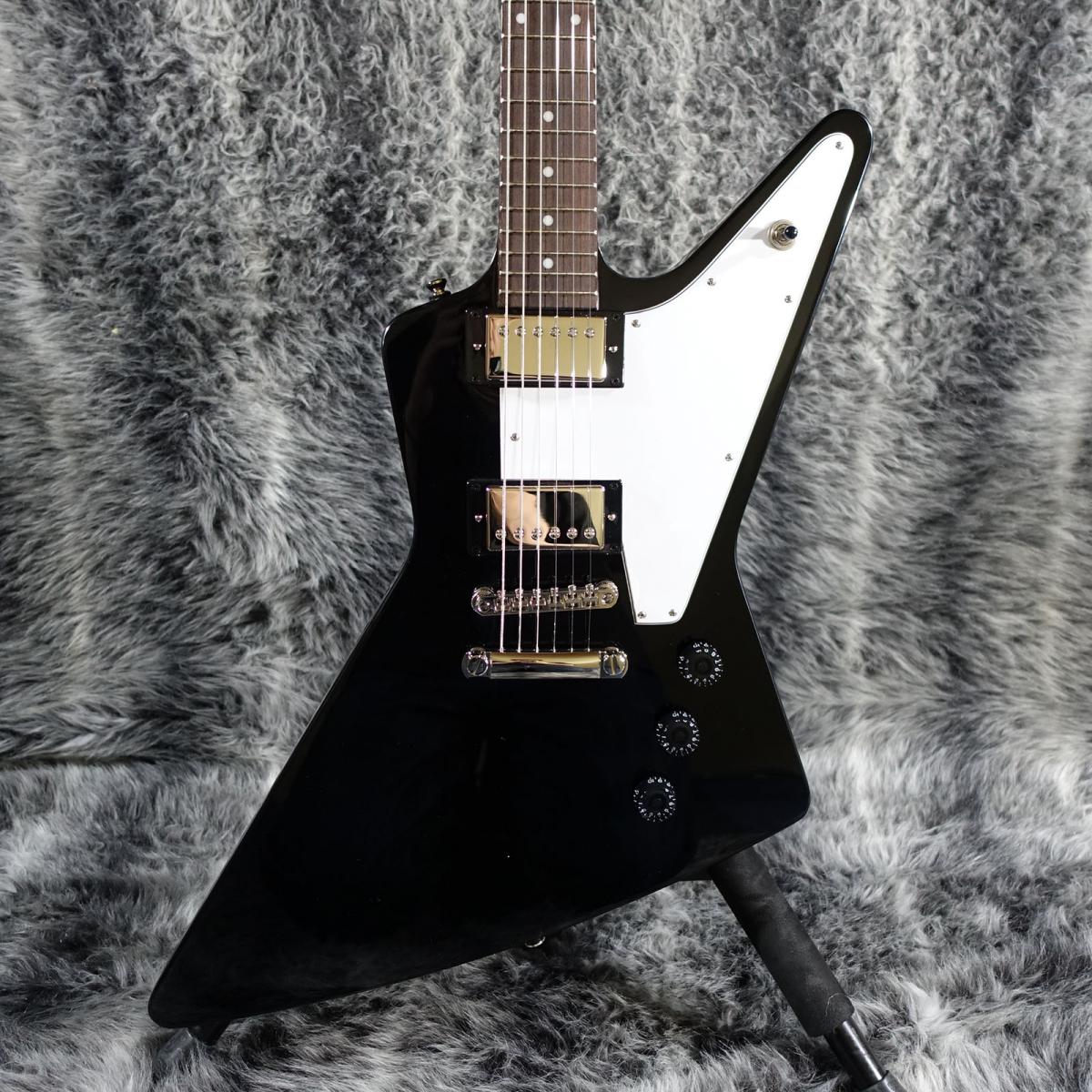 Epiphone Explorer Ebony エピフォン エクスプローラ 美品 ギブソンデザインを継承!【Epiphone】 Explorer Ebony 大分店に