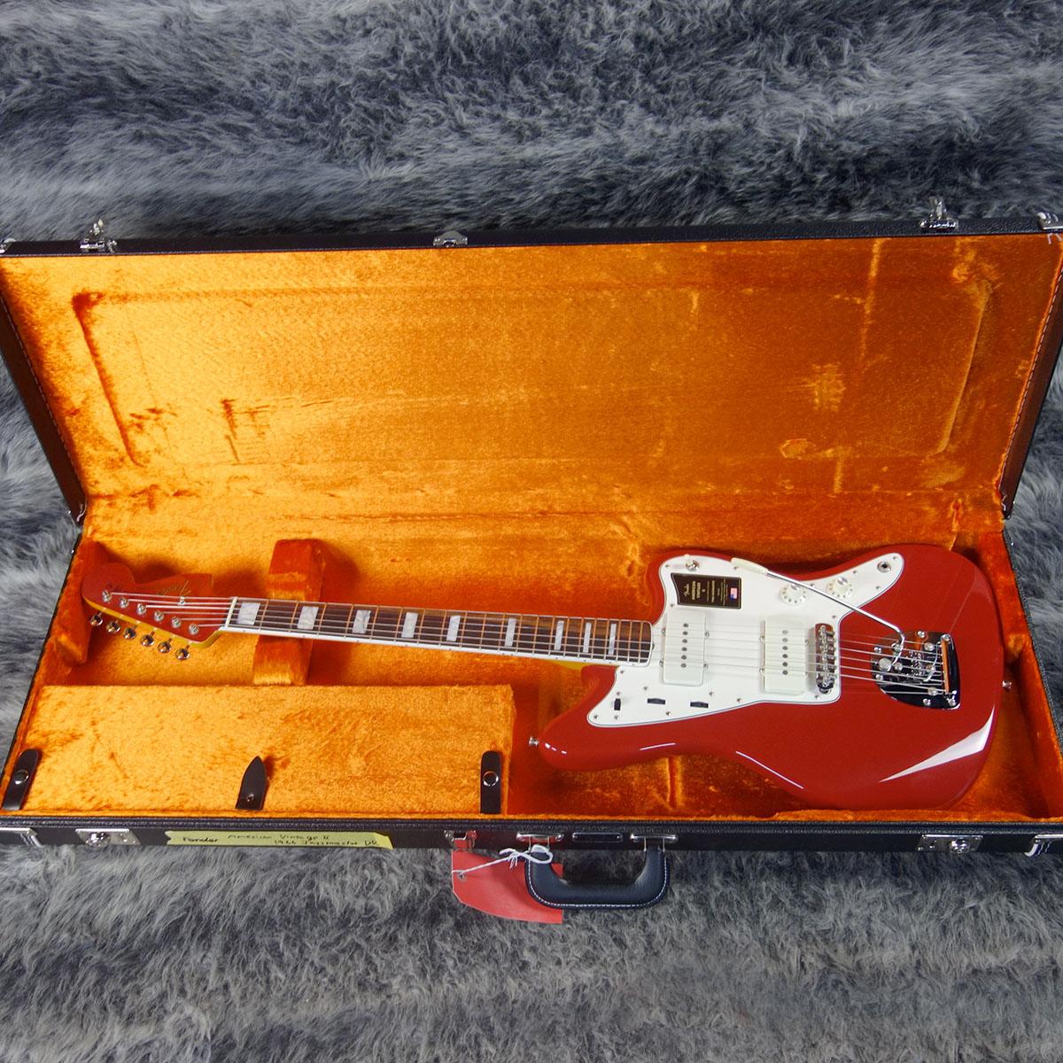 レッドエレキギター ヴィンテージ風 Fender American VintageⅡ1966 Jazzmaster Dakota Red｜平野楽器