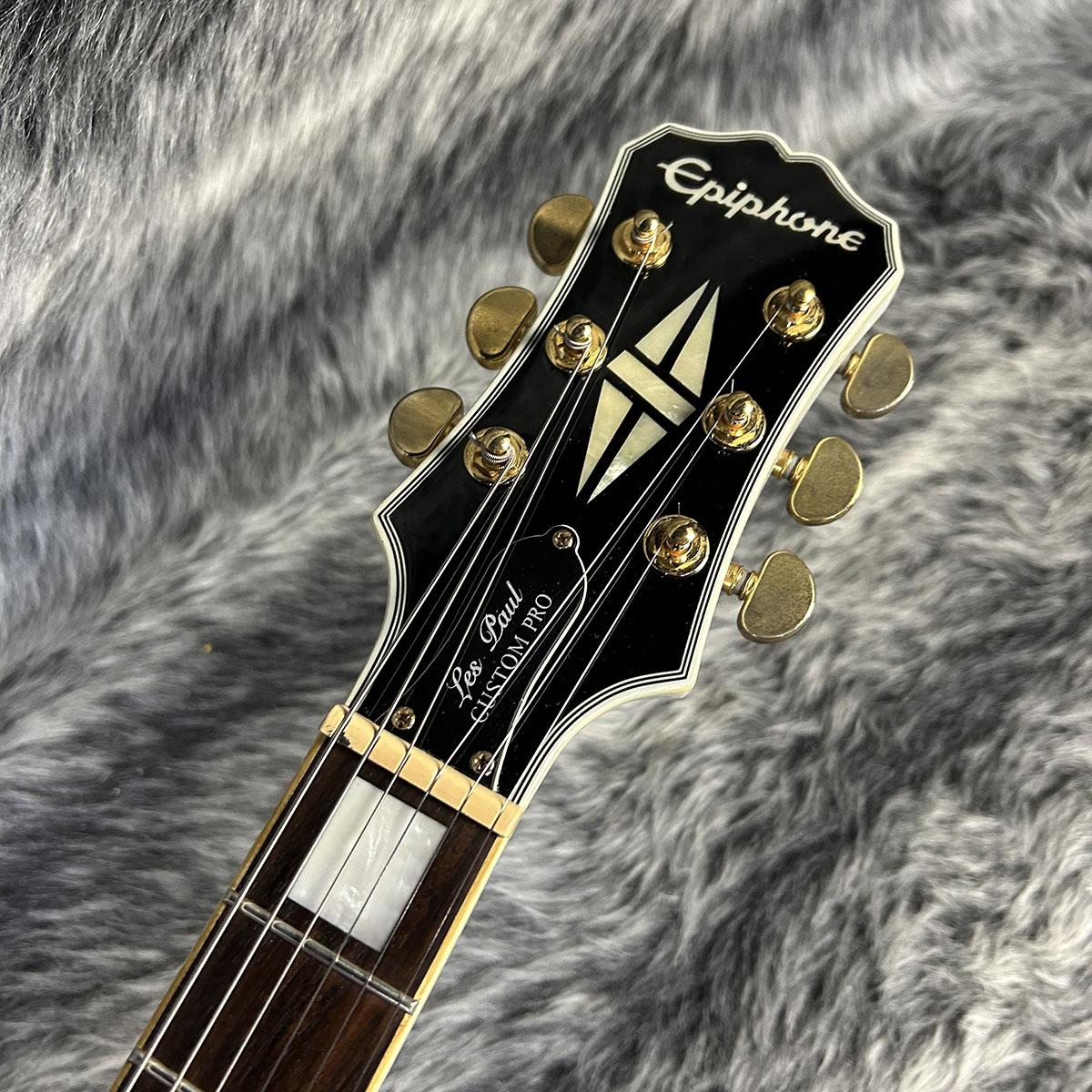 Epiphone Les Paul Custom Pro Alpine White 2015年製 <エピフォン 