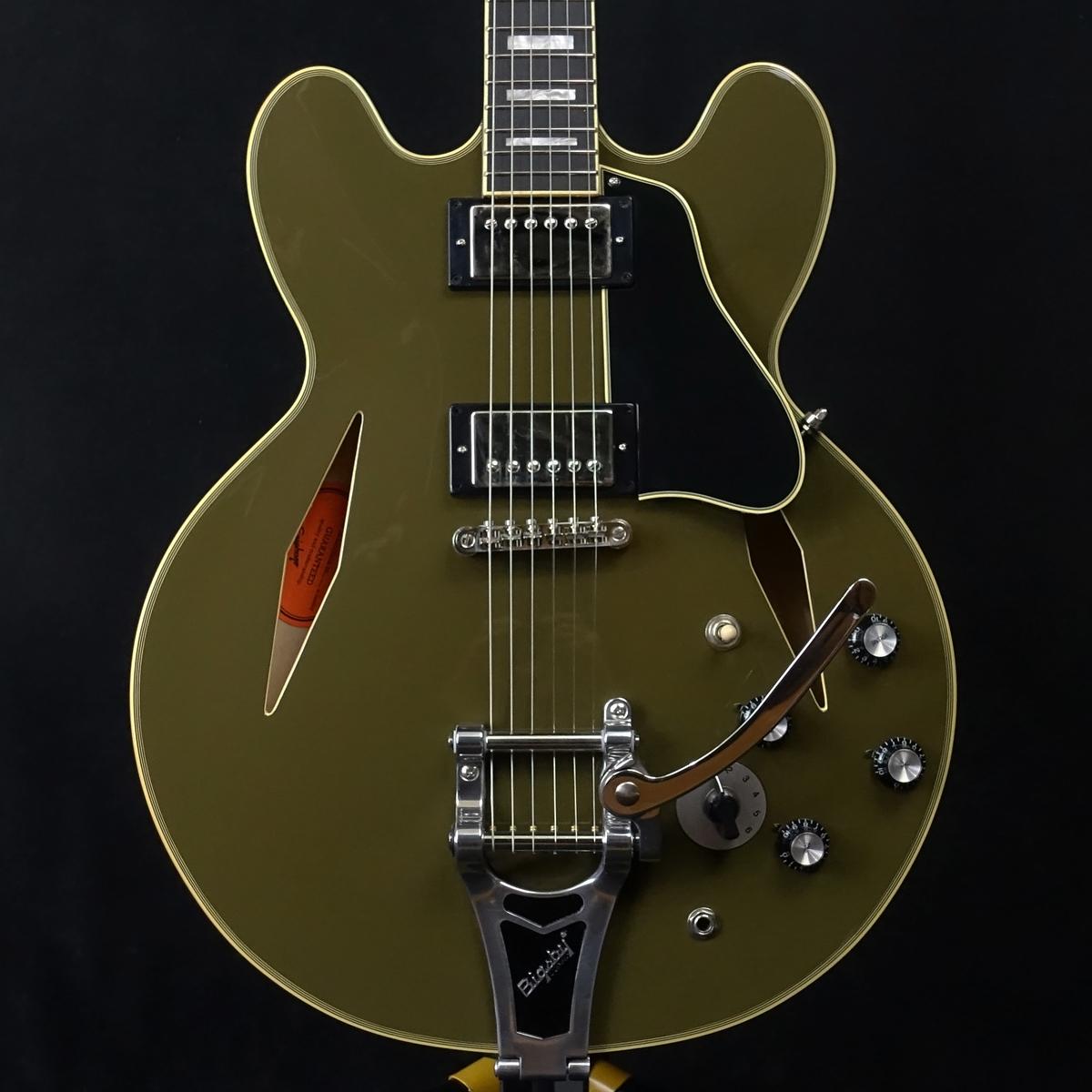 Epiphone Shinichi Ubukata ES-355 Custom Bigsby ver.02 Olive Drab ...