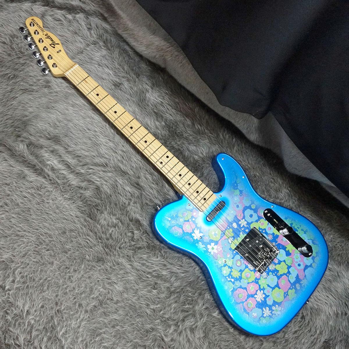 ギター Fender Japan Blue Flower Telecaster Fender Made in Japan Limited Telecaster MN Blue Flower｜平野楽器