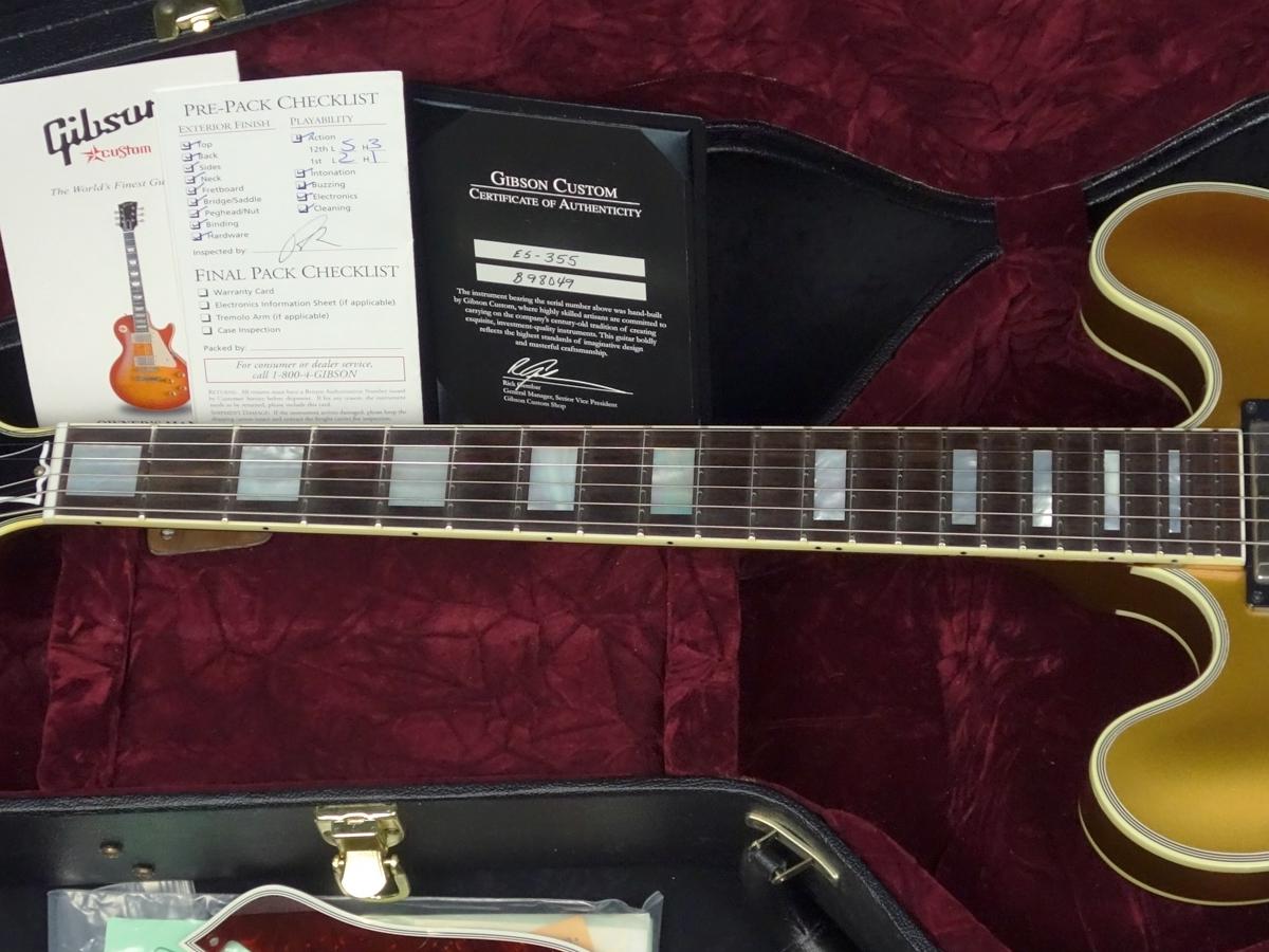 Gibson Custom Shop ES-355 All Gold w/Bigsby '2008 <ギブソン 