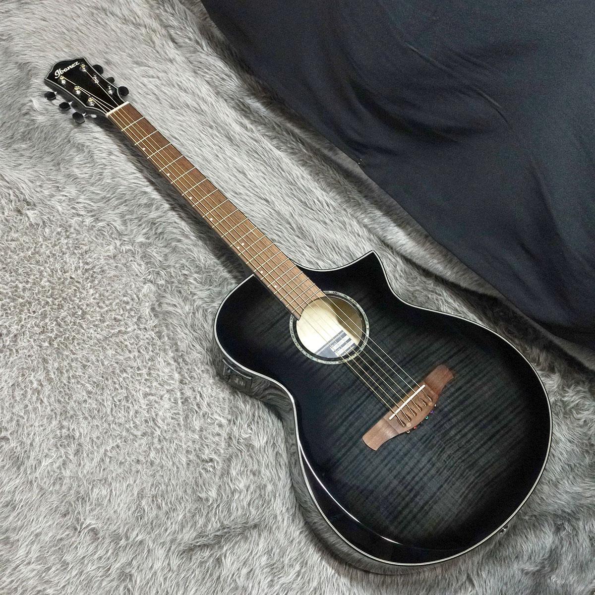 Ibanez AEWC400 Transparent Black Sunburst High Gloss 【B級特価