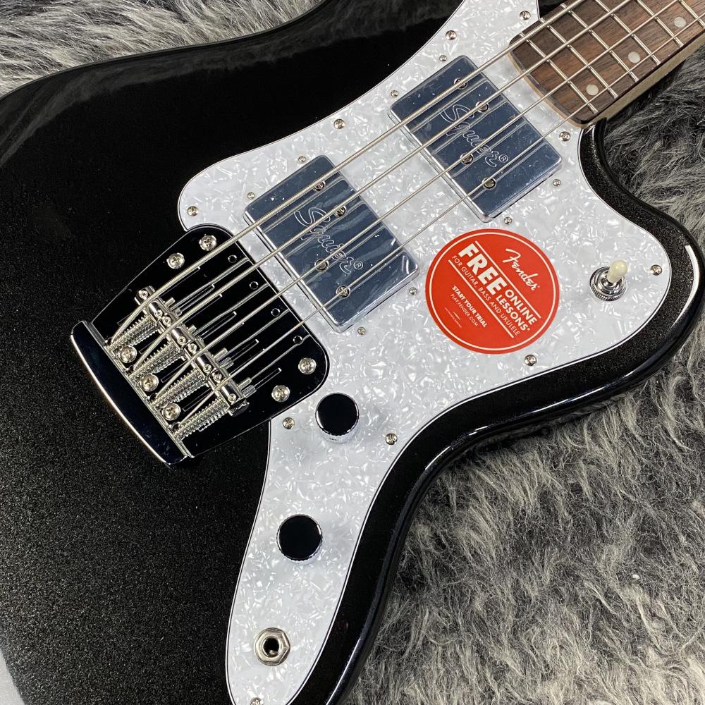Squier Paranormal Rascal Bass HH Metallic Black <スクワイア