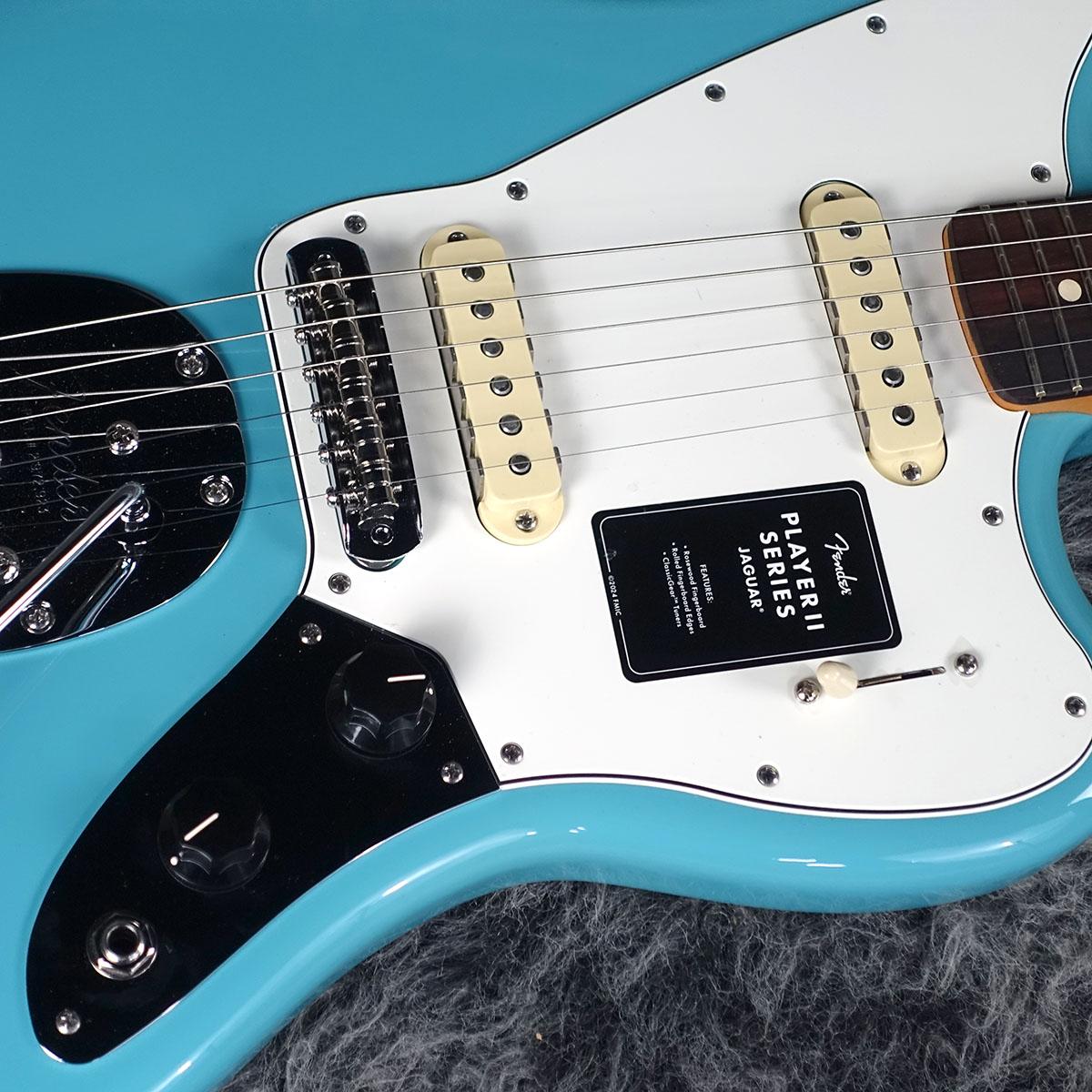 ギター fender player ii jaguar Aquatone Blue Fender Player II Jaguar Aquatone Blue エレキギター ジャガー