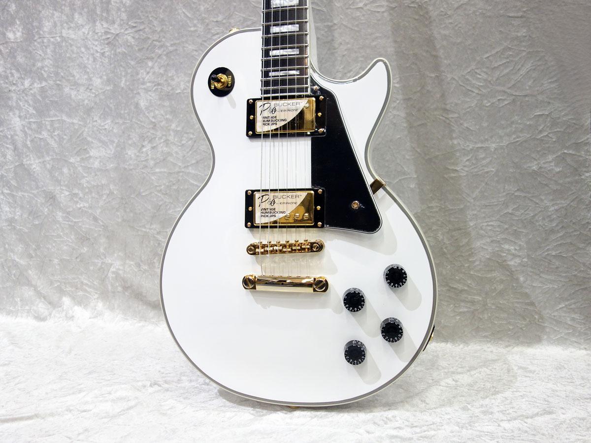 Epiphone Les Paul Custom Pro Alpine White エピフォン 平野楽器 ロッキン オンラインストア Epiphone Les Paul Custom Pro Alpine White エピフォン 平野楽器 ロッキン オンラインストア