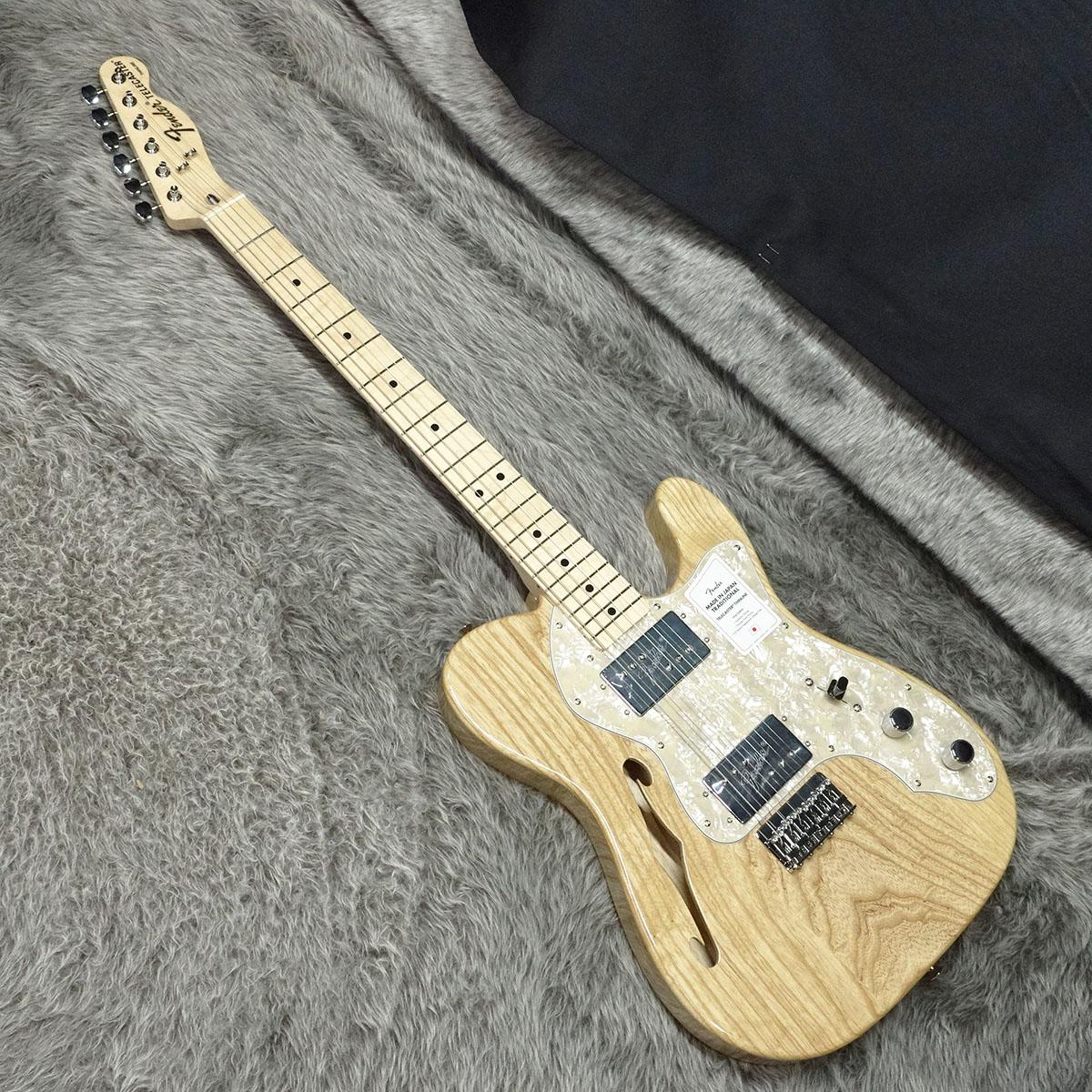 ギター Fender MIJ 70s Telecaster Thinline MOD Fender Made in Japan Traditional 70s Telecaster Thinline Maple