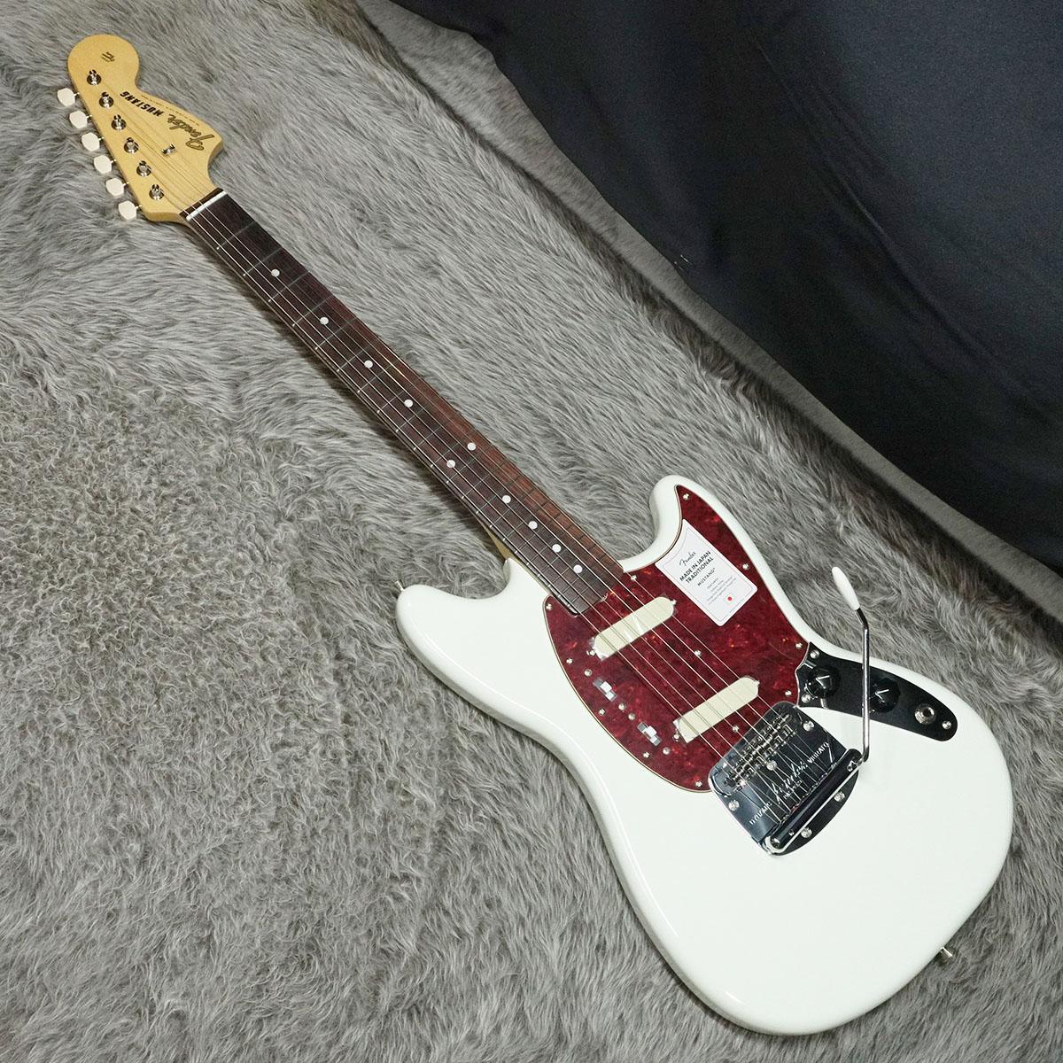 Fender Made in Japan Traditional 60s Mustang RW Olympic White