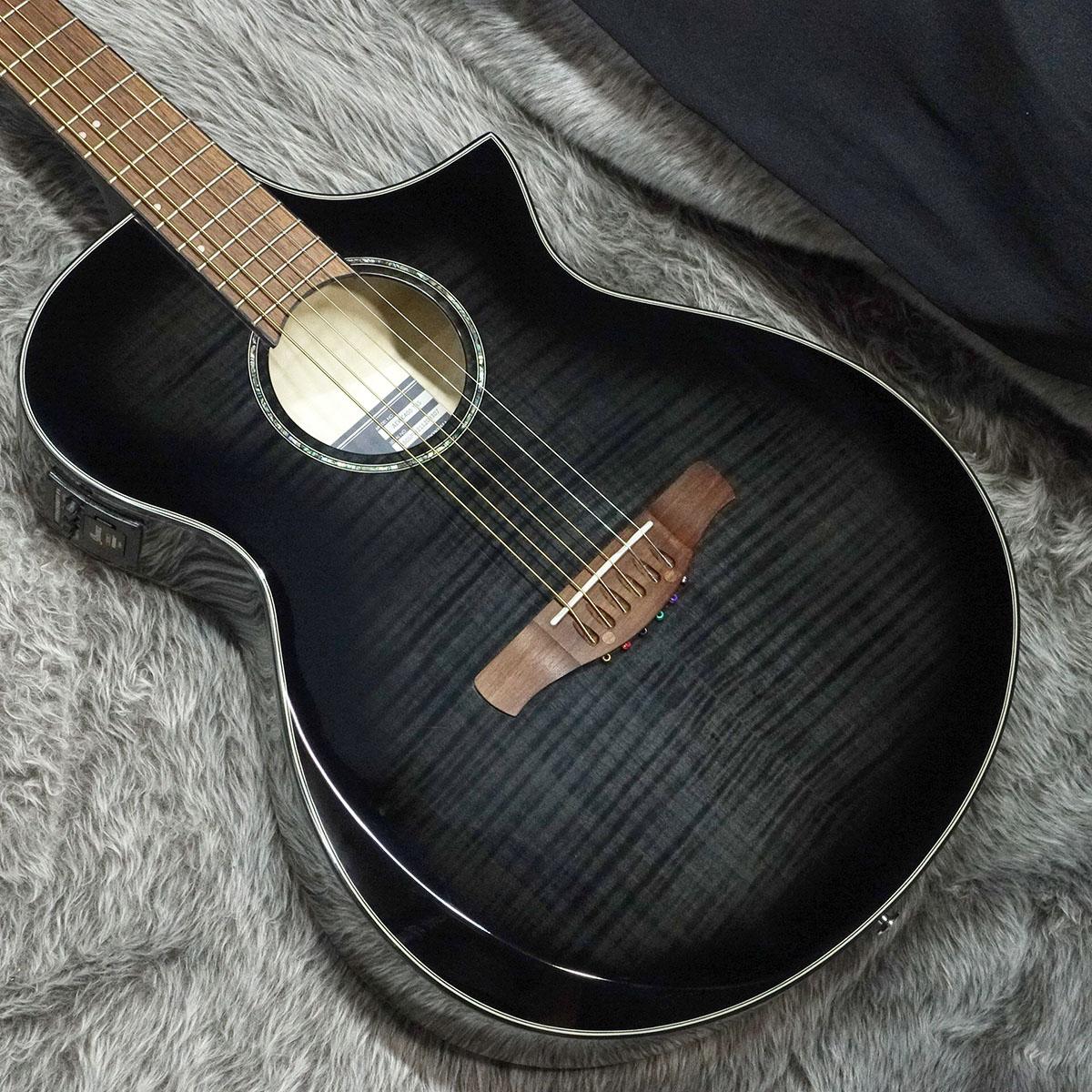 Ibanez AEWC400 Transparent Black Sunburst High Gloss 【B級