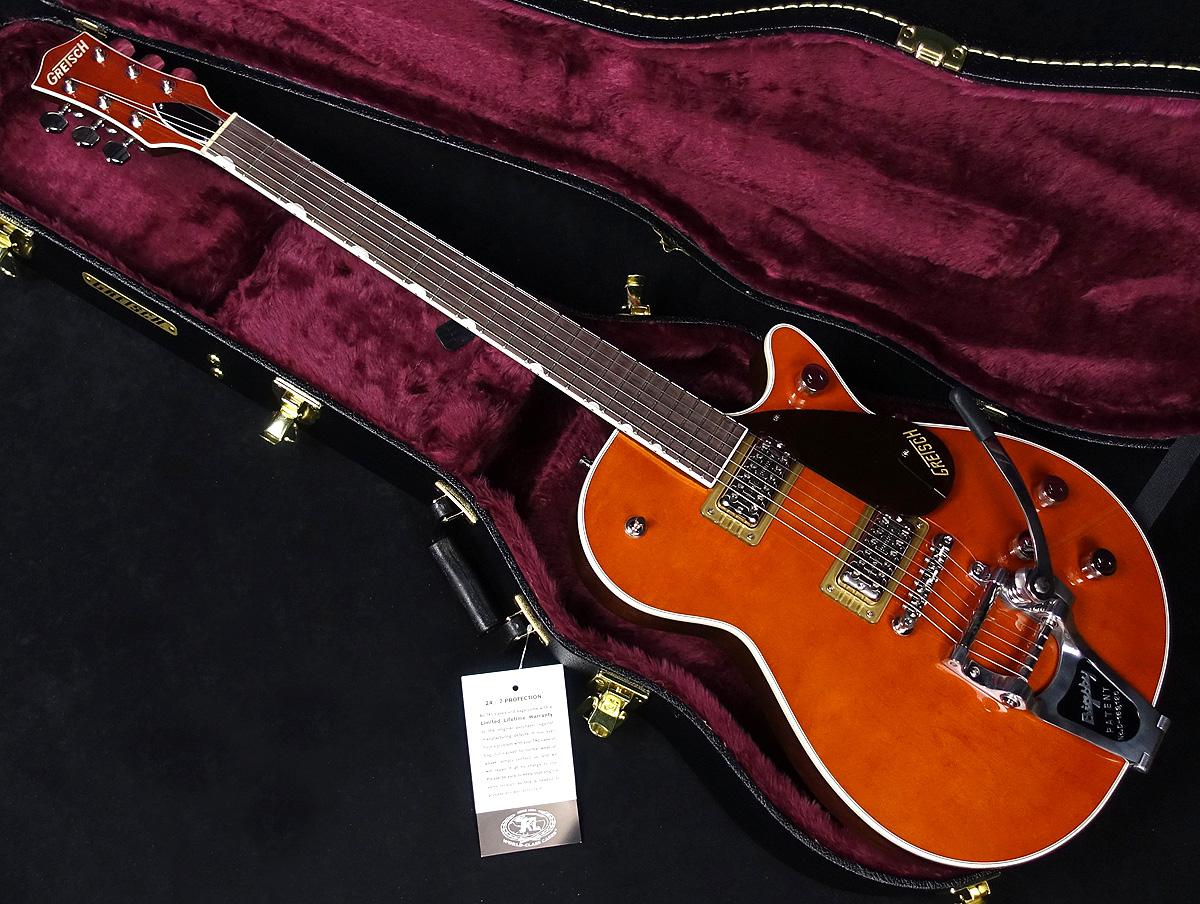 Gretsch G6128T Players Edition Duo Jet with Bigsby Round-Up Orange