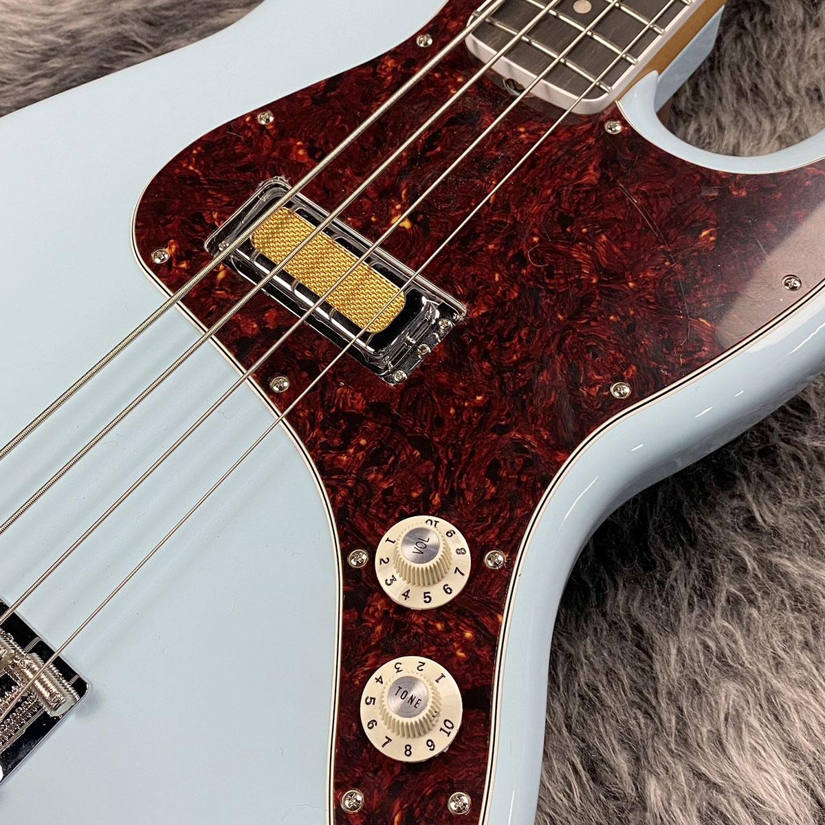 Fender Gold Foil Jazz Bass Ebony Fingerboard Sonic Blue