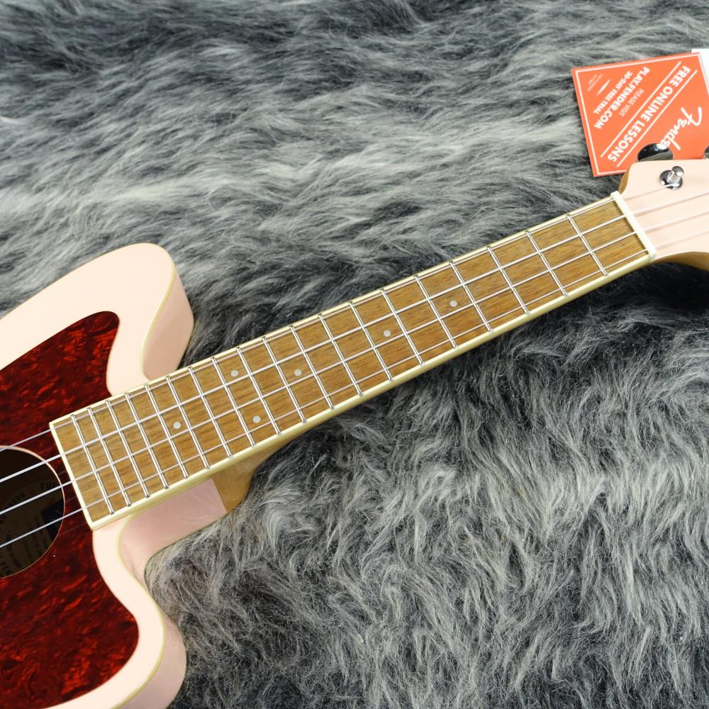 美品ケース付きフェンダーFenderジャズマスター型エレキウクレレ Fender Fullerton Jazzmaster Uke ウクレレ 初心者セット
