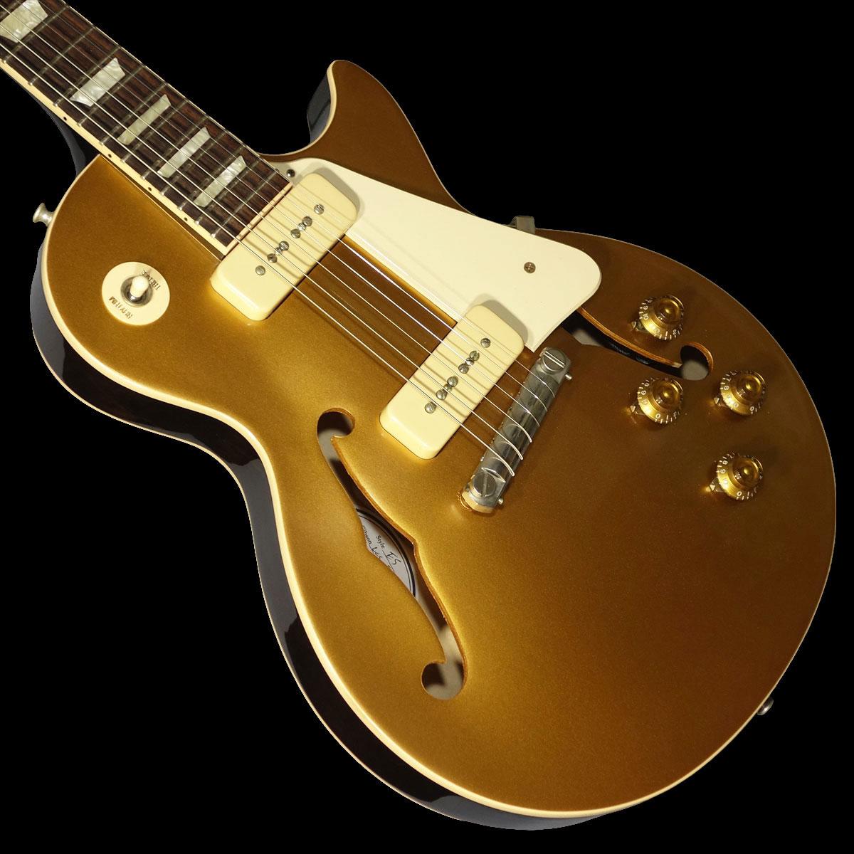 Gibson Memphis Limited Edition ES-Les Paul P-90 Gold Top Wrap