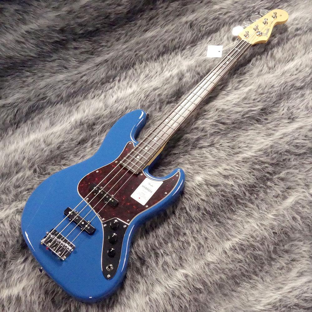 Fender Japan Made in Japan Hybrid II Jazz Bass Forest Blue/R