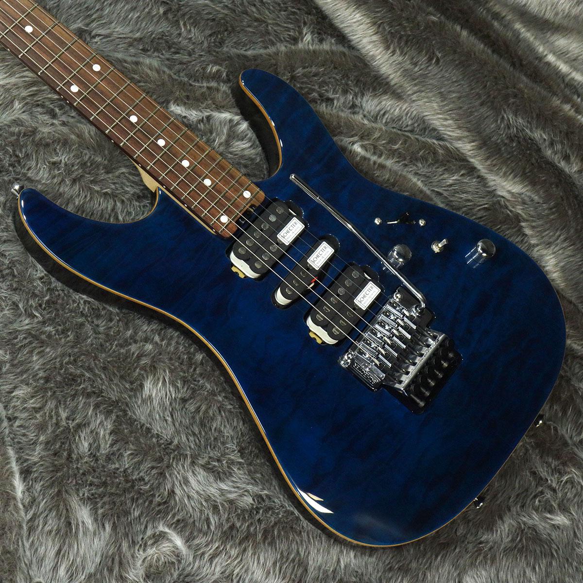 SCHECTER NV-3-24-AL See-thru Blue 《アウトレット》 <シェクター