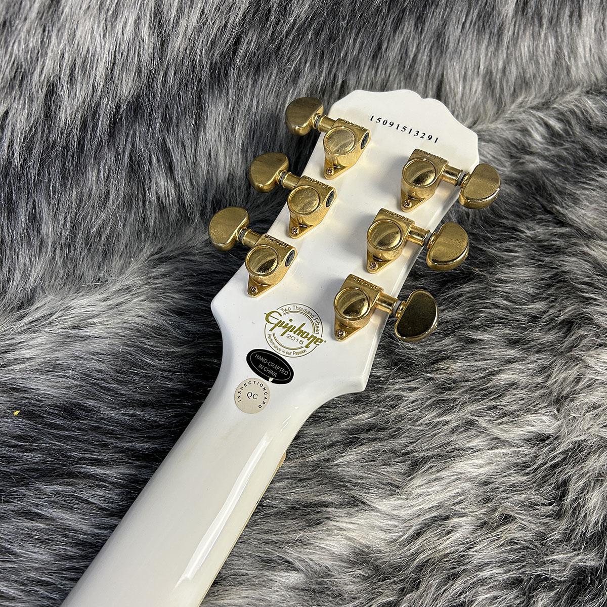 Epiphone Les Paul Custom Pro Alpine White 2015年製 <エピフォン 
