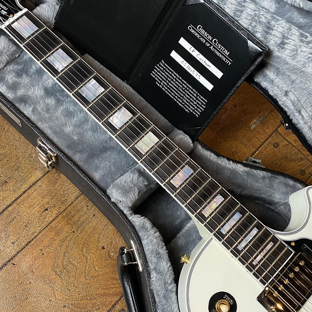 Gibson Custom Shop Les Paul Custom Ebony Fingerboard Alpine White