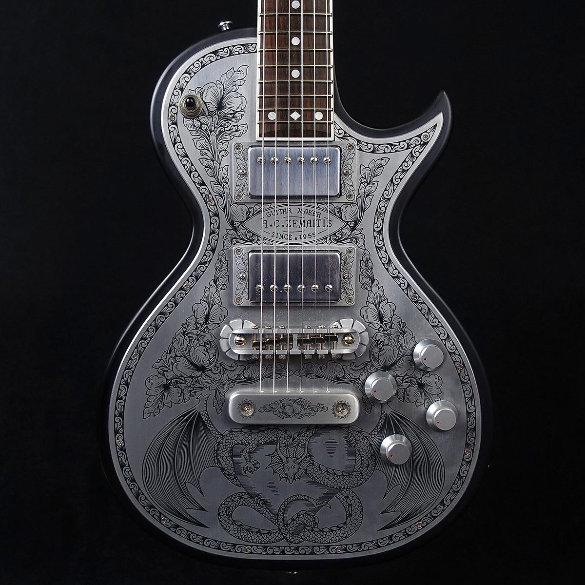 ZEMAITIS A24MF DRAGON & HEART Black <ゼマティス>｜平野楽器