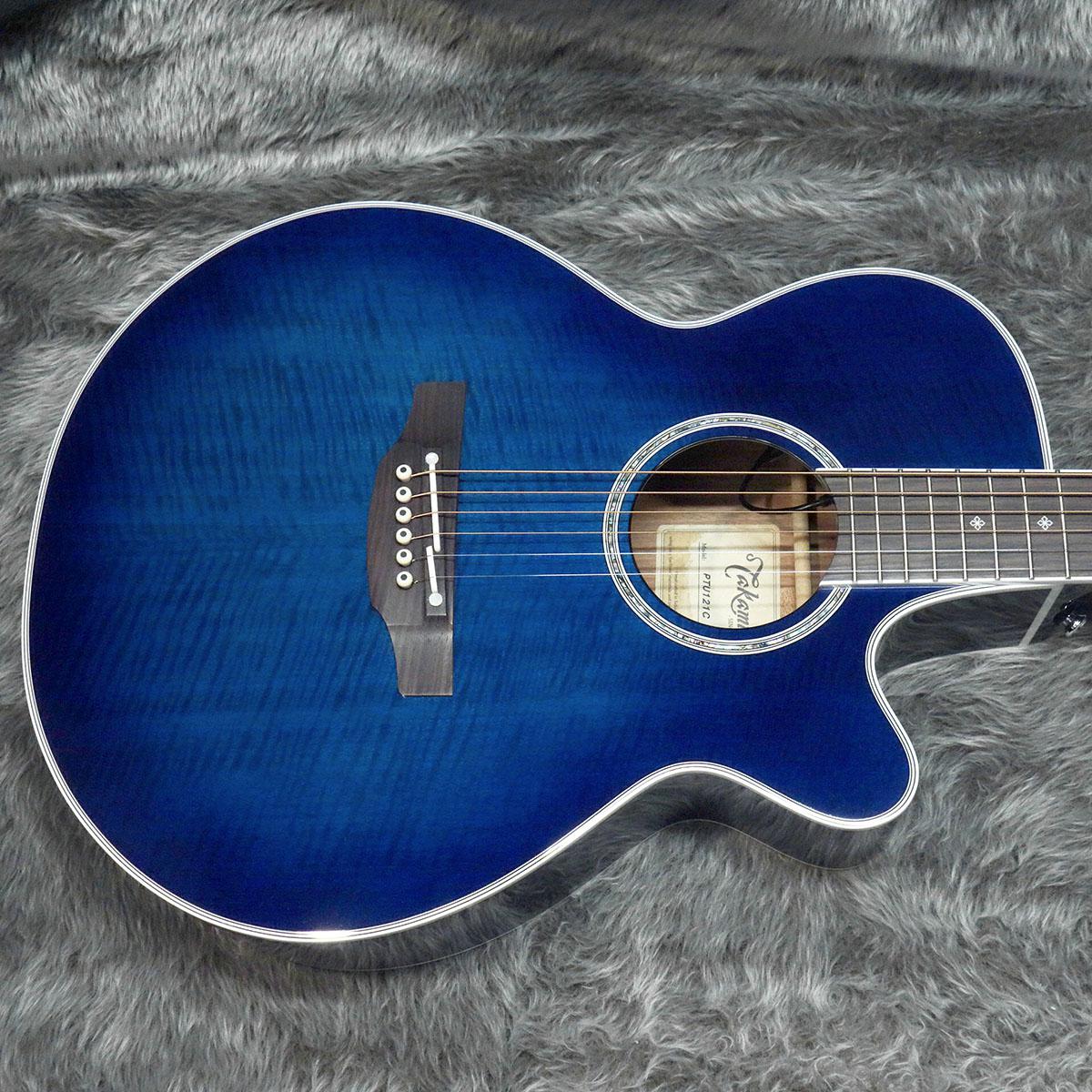 Takamine PTU121C DBS 美品 弦切れ・電池なし Amazon | Takamine PTU121C/DBS エレアコギター タカミネ