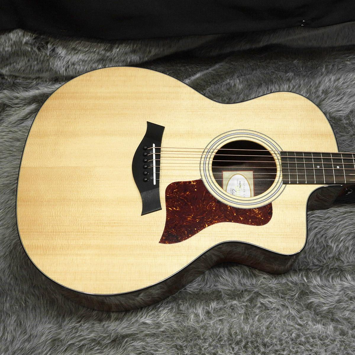 Taylor 214CE 希少ブラック 低弦高 調整済 むかえる