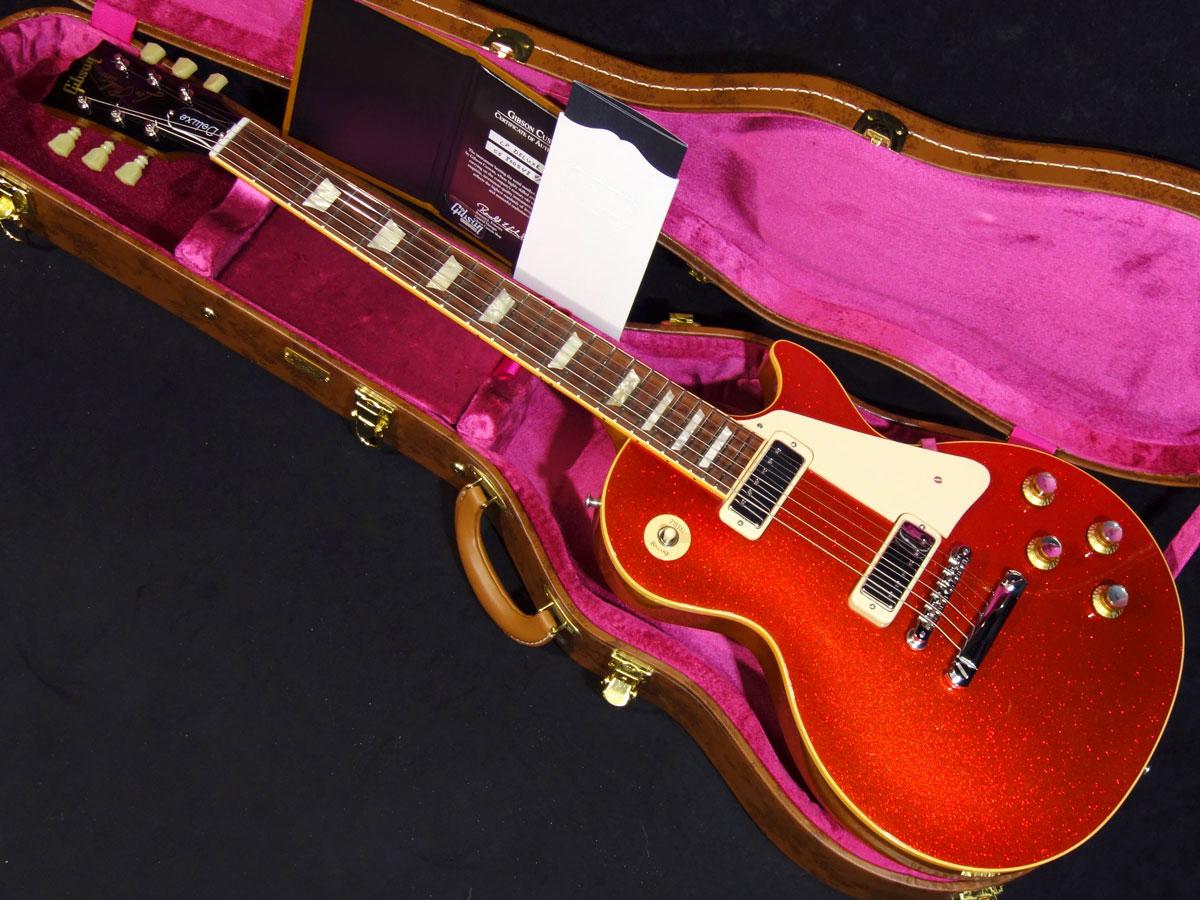 Gibson Custom Shop Les Paul Deluxe Red Sparkle 現地選定品 ギブソン カスタムショップ 平野楽器 ロッキン オンラインストア
