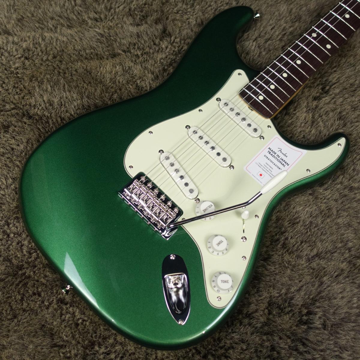 2023 Collection Made in Japan Traditional 60s Stratocaster Aged Sherwood  Green Metallic