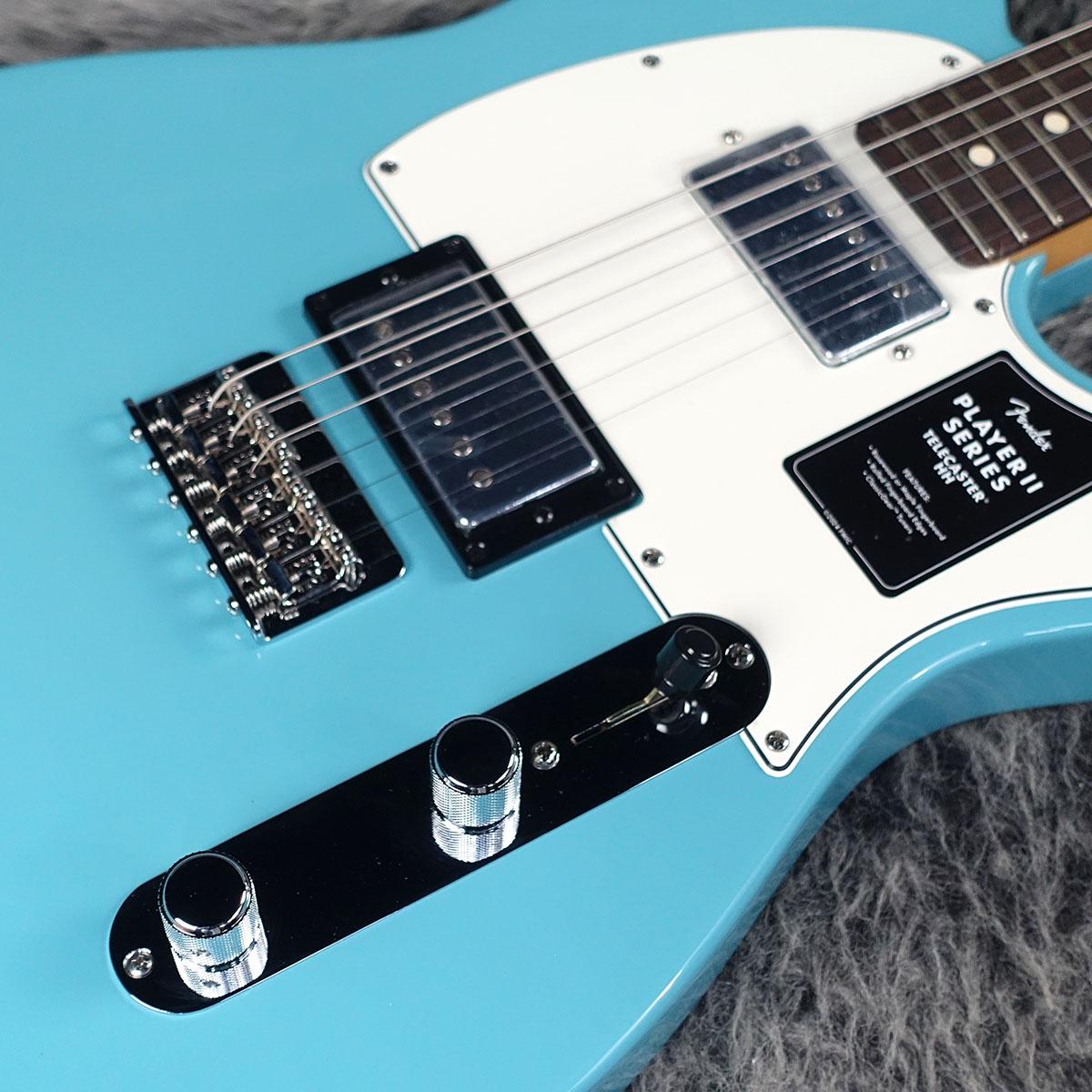 フェンダー テレキャスター Player series ブルー Fender Player II Telecaster HH Aquatone Blue エレキギター